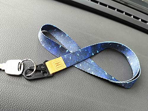 Cool Lanyards,Neck Strap for Keys Wallet and ID Badge,Key Chain Holder - color: Star Anchor