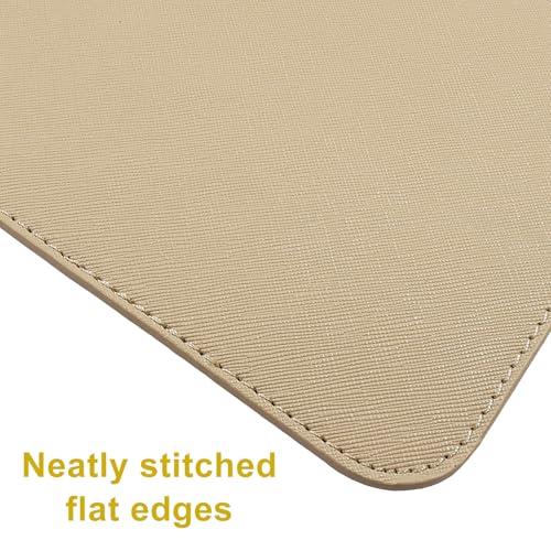 Coufce 1 Pcs Beige Leather Bag Shaper Liner Board | Bag Base Shaper Insert, For Tote Purse Handbag, Anti-Sag Bottom Pad - color: Beige