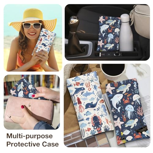 Eyeglasses Sunglasses Case,PU Soft Squeeze Top Glasses Pouch for Women Student,Animal Pattern Portable Anti Scratch - color: Blue