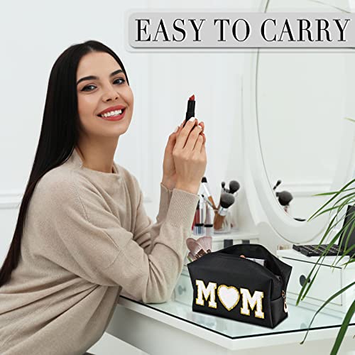 Sanwuta 9 Pcs Makeup Bags Bulk Toiletry Case,Black - color: Black