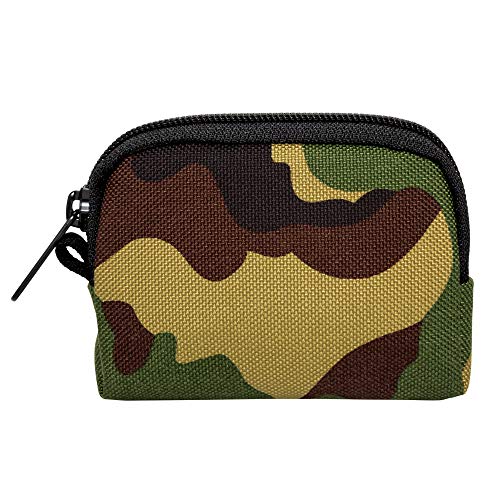 Manhattan Portage CORDURA® Coin Purse With Zipper Closure Pouch Eclectic Colors Credit Card ID Card Jewelry Keys Water Resistant Gift Everyday Carry - color: Camouflage