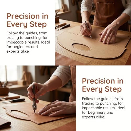 Homoyoyo 1set Handbag Leather Template for DIY Tote Bag, Kraft Paper Stencils for Crafting Unique Leather Handbags for Women Tote Bag Projects DIY Sewing Patterns & Templates Purse Making Supplies