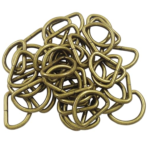 Welded Semi-Circular D Ring - color: Bronze