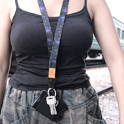 Cool Lanyards,Neck Strap for Keys Wallet and ID Badge,Key Chain Holder - color: Star Anchor