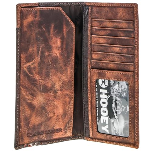 HOOEY Tahonta Rodeo Wallet (Brown/Tan/Diamond Patchwork) - color: Tahonta -- Brown/Tan