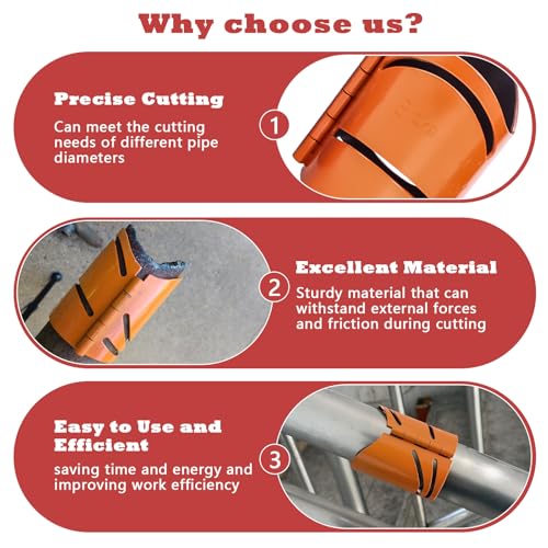 Magnetic Metal Cutting Guide Kit 2-3/8 Inch Pro Pipe Cutting Guide - color: 2-3/8 Inch