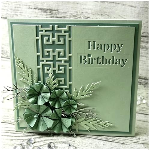 Metal Cutting Die for Scrapbooking - Cut Stencils for DIY Scrapbook Photo Album Decorative Paper Card, Card Making Supplies & Crafting Die Cut (Box 6.3 x 2.2 in) - color: Box 6.3 x 2.2 in