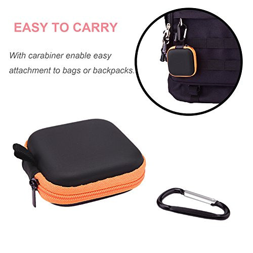 Sunmns 5 Pieces in Ear Bud Earphone Headset Headphone Case | Mini Storage Carrying Pouch Bag