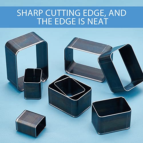 SUPERDANT Leather Die Cutter Hollow High Carbon Punching Tool Cutting Mold Punching Die Set for Handmade DIY Leather Craft Stainless Steel Punch Tool Cutting Mold Dies Set Cutter Dies DIY Handicrafts