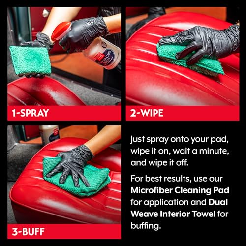 Griot's Garage Leather Care Spray, Car Seat Cleaner and Conditioner for Upholstery, Furniture, Clothing, and More, 10994, 22oz - size: 22 Fl Oz (Pack of 1)