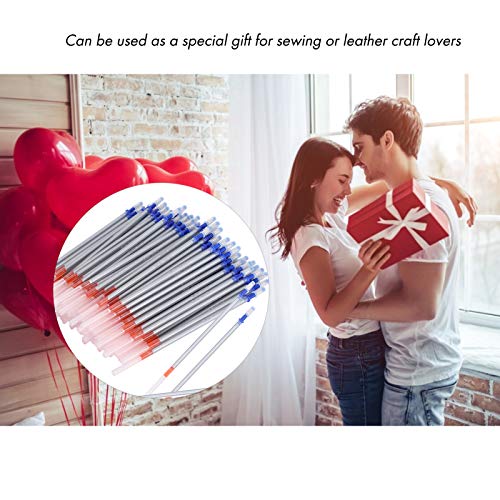 Pssopp 200pcs Fabric Marker Pen Refill Erasable Fabric Marking Pens Leather Positioning Refill for Tailors Sewing and Quilting Dressmaking Pen Refills