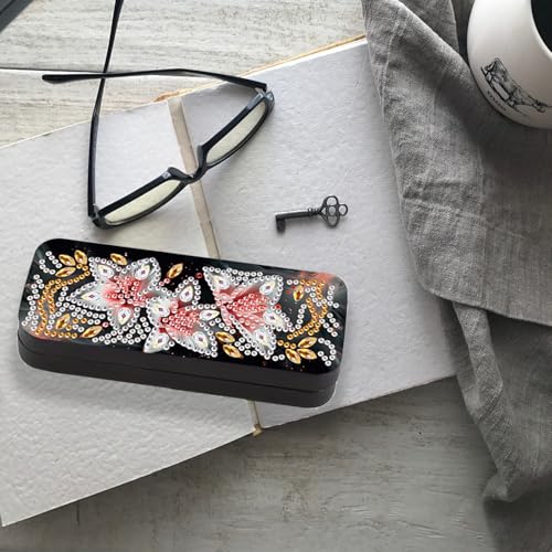 Diamond Painting Glasses Case - color: Flower 1