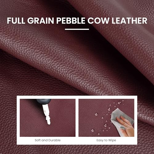 befen Genuine Leather Slouchy Hobo Purses for Women, Casual Hobo Bags - color: Burgundy