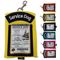 ActiveDogs Service Dog ID Card Pouch, Clip-On Badge Holder, Yellow - color: Yellow
