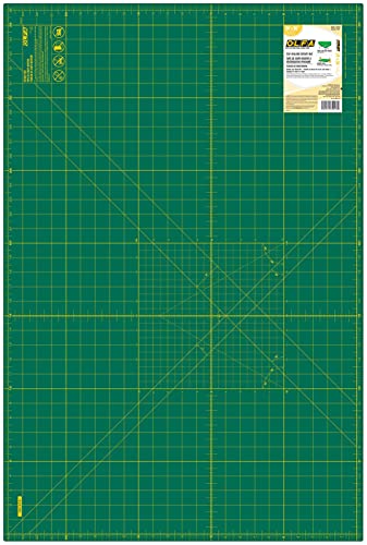 OLFA 24x36" Self-Healing Rotary Cutting Mat (RM-MG) - Double-Sided, Green