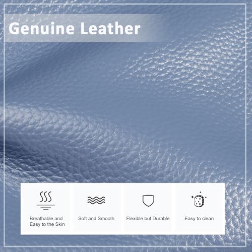 befen Genuine Leather Crossbody Bags for Women Travel Wallet Purse | Real Leather, Purse with Built in Wallet, RFID Blocking, 8 Card Slots, Crossbody Bag with Wallet, Detachable Shoulder Strap - color: Blue