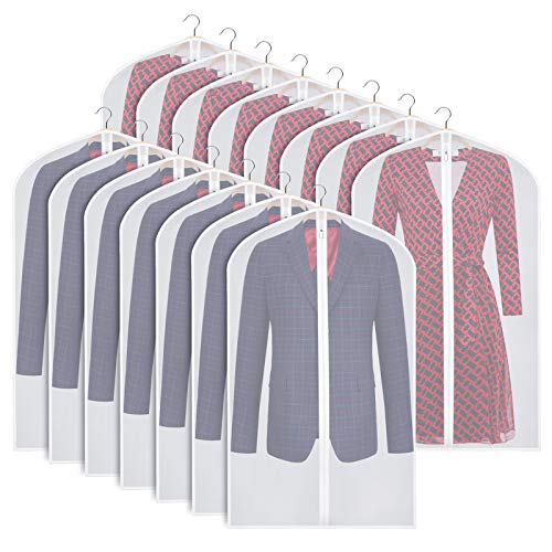 Zilink Suit Bag for Storage Suit Cover Protector 40 in, 15 Pack - size: 40"-15pcs