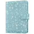 HOTCOOL Passport Holder Travel Essentials Airplane & Cruise Essentials Ship Leather Wallet Cover Case RFID Blocking Women & Men Vacation Travel Accessories Gifts Deals, Glitter - Blue - color: B Glitter Blue