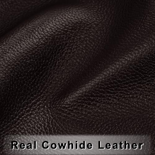 YALUXE Women's Real Leather Shoulder Bags Hobo Handbags Purse Crossbody Bag - color: Coffee