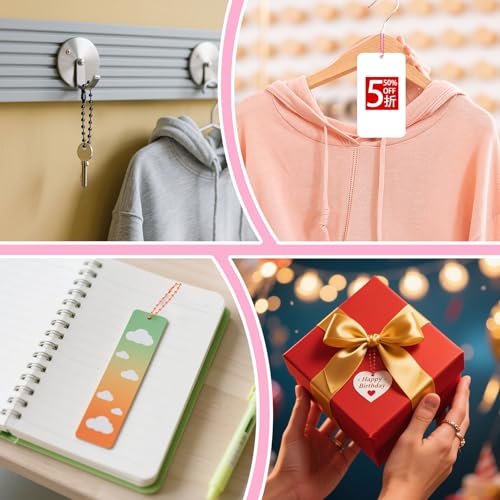 300 Pcs Mix Color Ball Chain Bulk,Metal Bead Chain,Keychain Chains Dog tag Chain,20 Color 3.9" Long 2.4mm Ball Bead Chains,for Hanging Christmas Decoration and All Saints' Day - color: 300 Pcs Mix Color Ball Chain Necklace 3.9 in