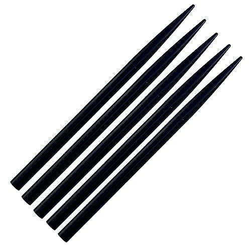 (5 Pack) of 3 1/2" Black Tapered Tip 550 Type III Paracord FID, Lacing, Stitching Needles - color: Black, size: 5 Pack