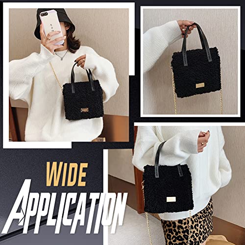 WADORN DIY Knitting Crochet Bags Kit, Hand-Knit Woven Bag Making Kit Mesh Plastic Canvas Sheets for Embroidery Cross Stitch DIY Shoulder Bag Making Accessories Handbag Crafting Yarn Weaving Kit, Black - color: Black