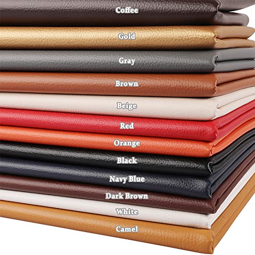 Marine Vinyl Upholstery Faux Leather Fabric, 1 Yard Gray | Marine Grade Faux Leather Vinyl by the Yard, Waterproof, Soft & Durable, for Boat, Furniture Upholstery, DIY Sewing Crafts - color: Dark Gray, size: 1 Yard 55" x 36" (Pre-cut)