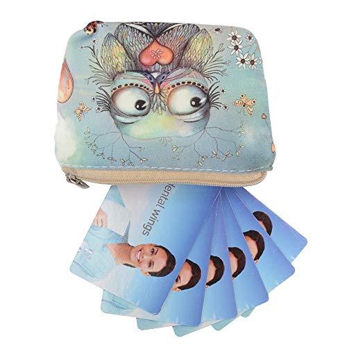 Women and Girls Cute Fashion Coin Purse Wallet Bag Change Pouch Key Holder - color: Balloon Owl