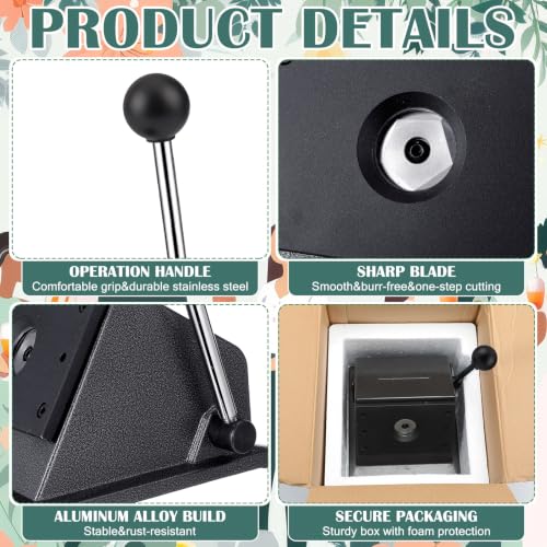 61 Pcs Button Keychain Photo Cutter Photo Booth Keychain Station DIY Kit Bulk 1in/25mm Button Paper Cutter 30 Double Sided Acrylic Frame Keyring 30 PU Leather Keychains for Wedding Party Gift - color: White,Black