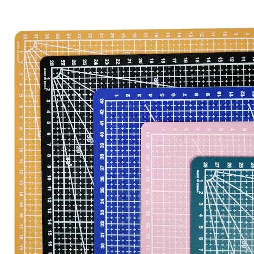 New A3 Double Side Craft Cutting Mat Cutting Board Sewing Pad Artist Carving Tools Handmade Crafts DIY Props (Yellow) - color: Yellow