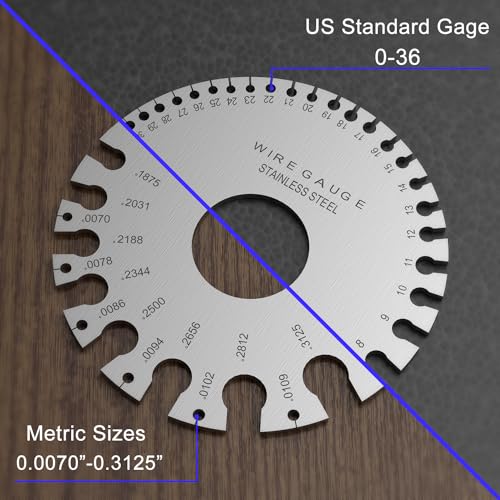 Professional Wire Gauge Measuring Tool-Set of 3 - size: Set of 3