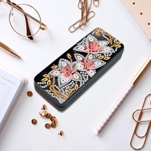 Diamond Painting Glasses Case - color: Flower 1