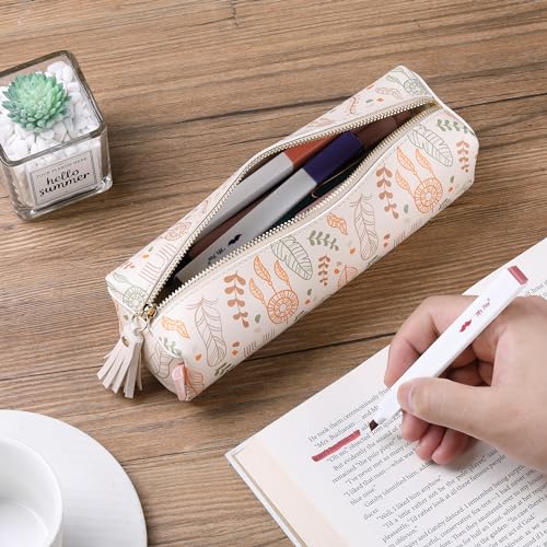 Mr. Pen- PU Leather Pencil Case, Boho Style - color: Boho