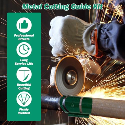 Magnetic Metal Cutting Guide Kit 1-5/8 inch Pro Pipe Cutting Guide - color: 1-5/8 Inch