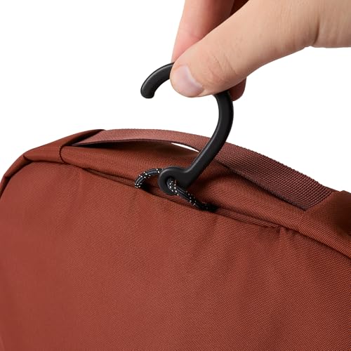 Bellroy Hanging Toiletry Kit 3L, Travel Toiletry Bag - Clay | 3L hanging toiletry bag for men and women, designed for travel - color: Clay