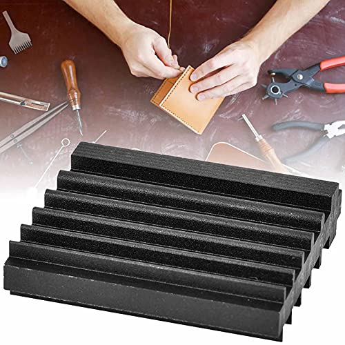 Watris Veiyi Leather Beveler Sharpen, Sharpener Guide for Cutting Head | 1.8 x 2in Steel Leather Edge Bevelers Grinding, Wide Shovel Cutting Thinner Edge Skiving Tool for DIY Leathercraf