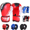2-in-1 Boxing Gloves and Punching Mitts Set for Kids Youth,6 oz Kids Boxing Gloves and Boxing Pads,Boxing Training Equipment for Punching Bag,Kickboxing,Gift for Boys and Girls - color: black