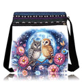 LSQFS 5D Diamond Art Crossbody Purse, DIY Diamond Art Kits for Adults Mosaic Handcraft Canvas Bag for Women, 8.5x8.7x0.39 Inch Lightweight Adjustable Shoulder Bag for Beach, Travel and Everyday - color: Red