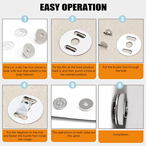 100Pcs Purse Hardware Buckles Bag Making Assortment Kit Includes Swivel D Ring Hooks Clasps Slide Buckles Snap Button - color: Gunblack
