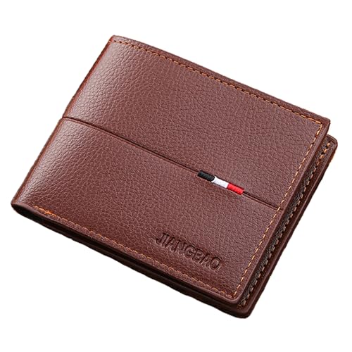 Slim Wallet for Men with Money Clip, Minimalist Wallet with Zipper, Bifold Mens Wallets with Credit Card Holder, PU Leather Men's Wallet with Coin Purse, Carteras Para Hombres (Brown 3) - color: Brown 3