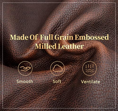 Hiram Handcrafted Pipe Tobacco Pouch, Full Grain Embossed Leather Smoking Pipe Storage Organizer Portable Accessories Tobacco Pouch and Lighter