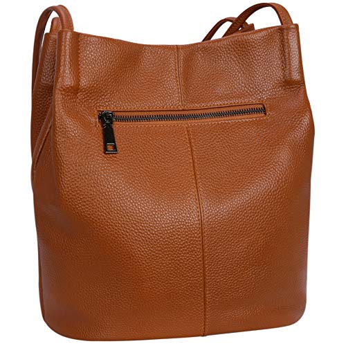 Iswee Soft Leather Tote Bucket Bag Hobo Shoulder Purse and Handbags Women | Large Size Roomy Pocketbooks Ladies Bag Everyday Bag Casual Work Travel Designer Hand Bag - color: Brown-lichee