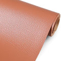 Marine Vinyl Upholstery Faux Leather Fabric, 1 Yard Brown | Marine Grade Faux Leather Vinyl by the Yard, Waterproof, Soft & Durable, for Boat, Furniture Upholstery, DIY Sewing Crafts - color: Brown, size: 1 Yard 55" x 36" (Pre-cut)