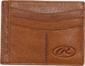Rawlings | Men's Front Pocket Wallet Collection | Genuine Leather | Multiple Styles & Colors - color: Light Brown | Cash Pocket