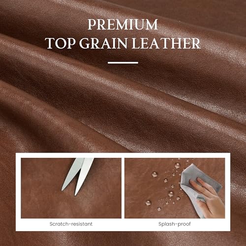 befen Genuine Leather Hobo Crossbody Bags for Women Vintage Leather Purses Soft Handbags Shoulder with 2 Detachable Straps - color: Brown