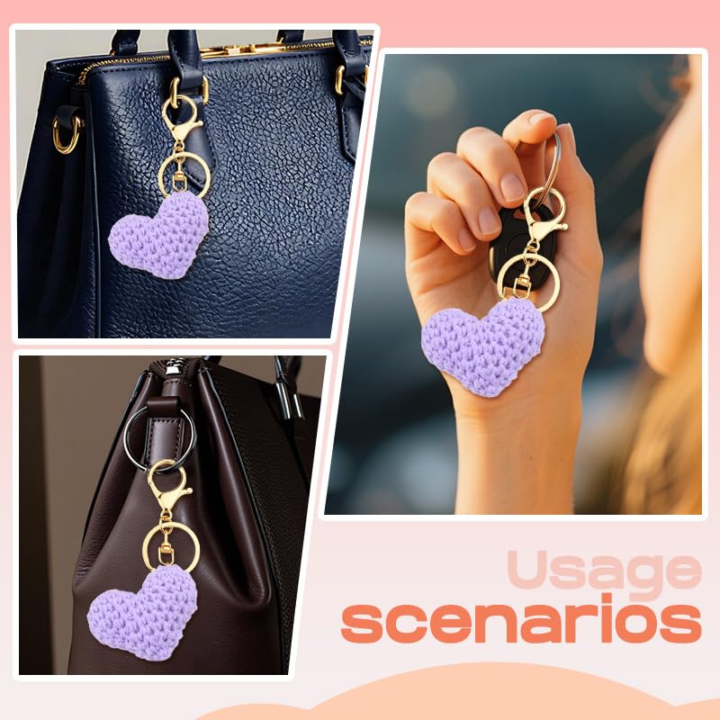 Sisadodo Lip Oil Lipstick Case with Mirror Lip Oil Lipstick Holder Key Chain for Car Keys Keychains Lipstick Organizer Case - color: Purple