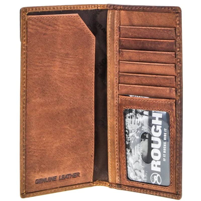 HOOEY Leather Men’s Western Rodeo Wallet (Canyon - Tan/Brown) - color: Canyon -- Tan/Brown