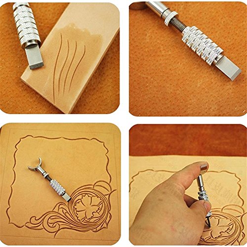 Adjustable Leather Swivel Knife Leathercraft Carving Knife Art Knives Tool