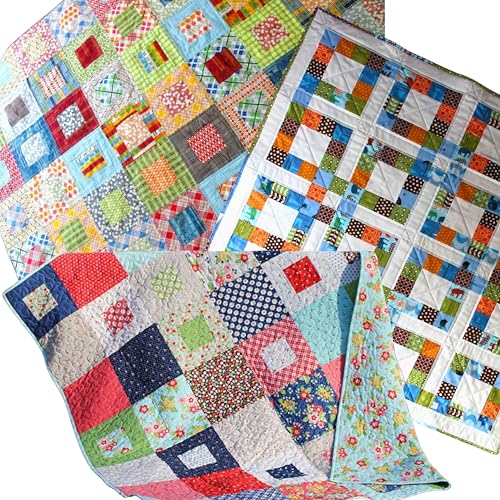 10" Square Templates, for Quilting and English Paper Piecing | Australian Designed and Made; Clear flexible PETG; fabric marking guide; patchwork block layout; reusable craft stencil - style: 10" Square