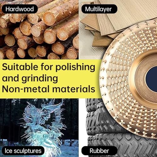 Tungsten Carbide Cutting Wheel, Angle Grinder Polishing Pad - color: 3PCS Circular Arc
